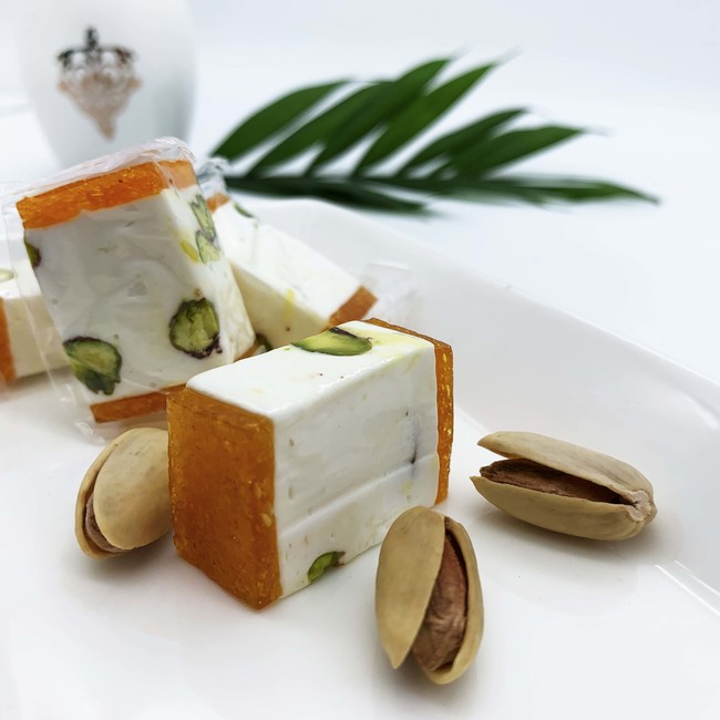 Pistachio Nougat with Apricot Baaji's